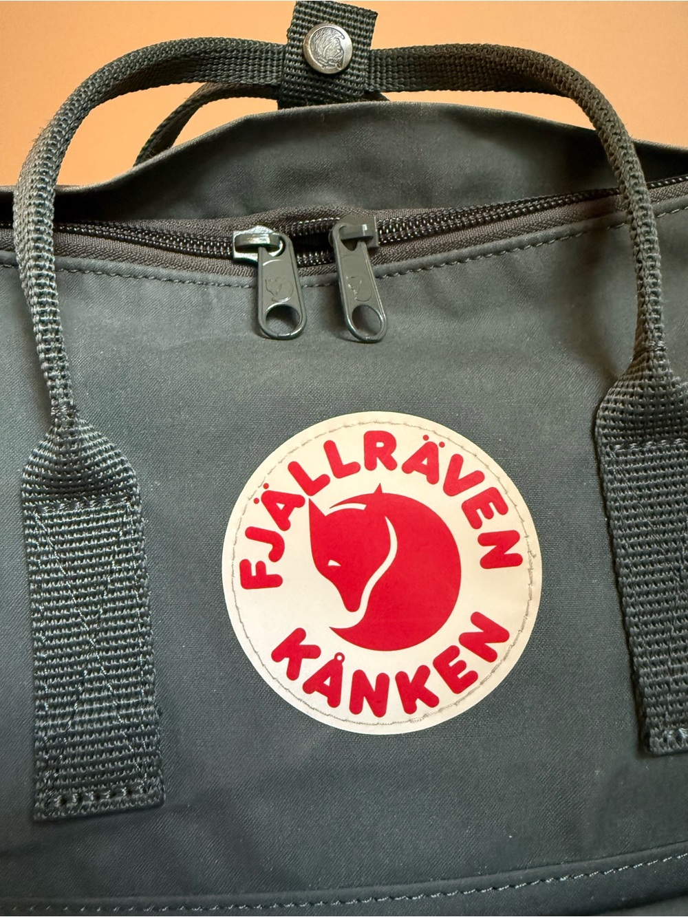 Fjallraven Kanken backpack. Very good condition. Color Graphite/Dark green. - Picture 2 of 16